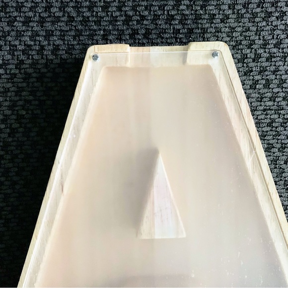 (Never used) Wooden Letter “A” Piggy Bank - Picture 9 of 14